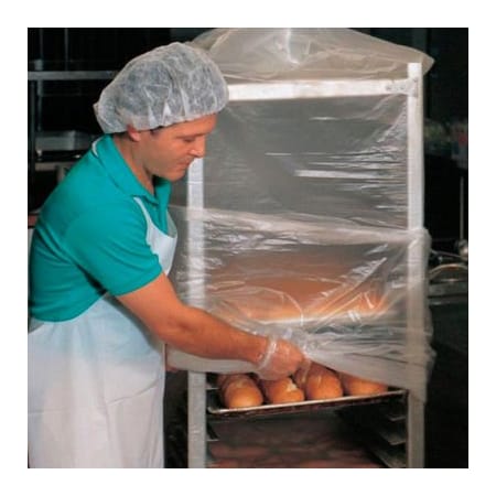 Lk Packaging Bun Rack Covers, 52"W x 80"L, .6 Mil, Clear, 50/Roll BOR5280